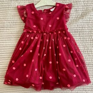 SOLD🚫Floral Mesh Dress picture day-sz 18M